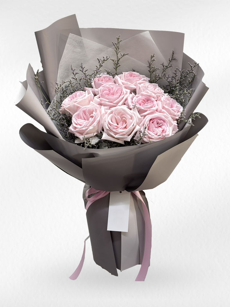 Pretty Sweet – 10 Pink Peony Roses (Garden Roses)