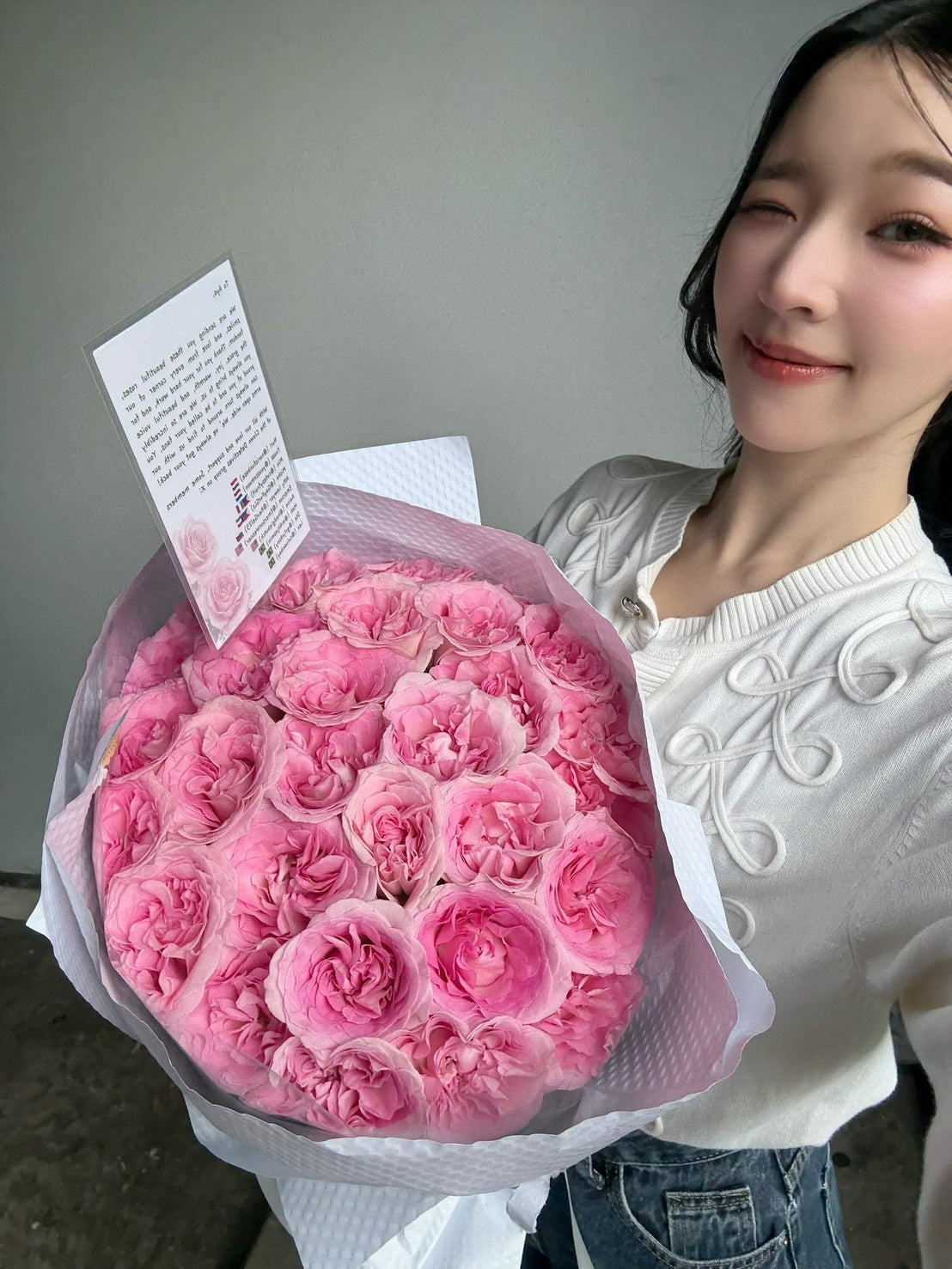 La Vie En Rose – 30 Pink Roses Bouquet