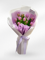 Lavender Love – 10 Purple Tulips Bouquet - BestBloomBuddy