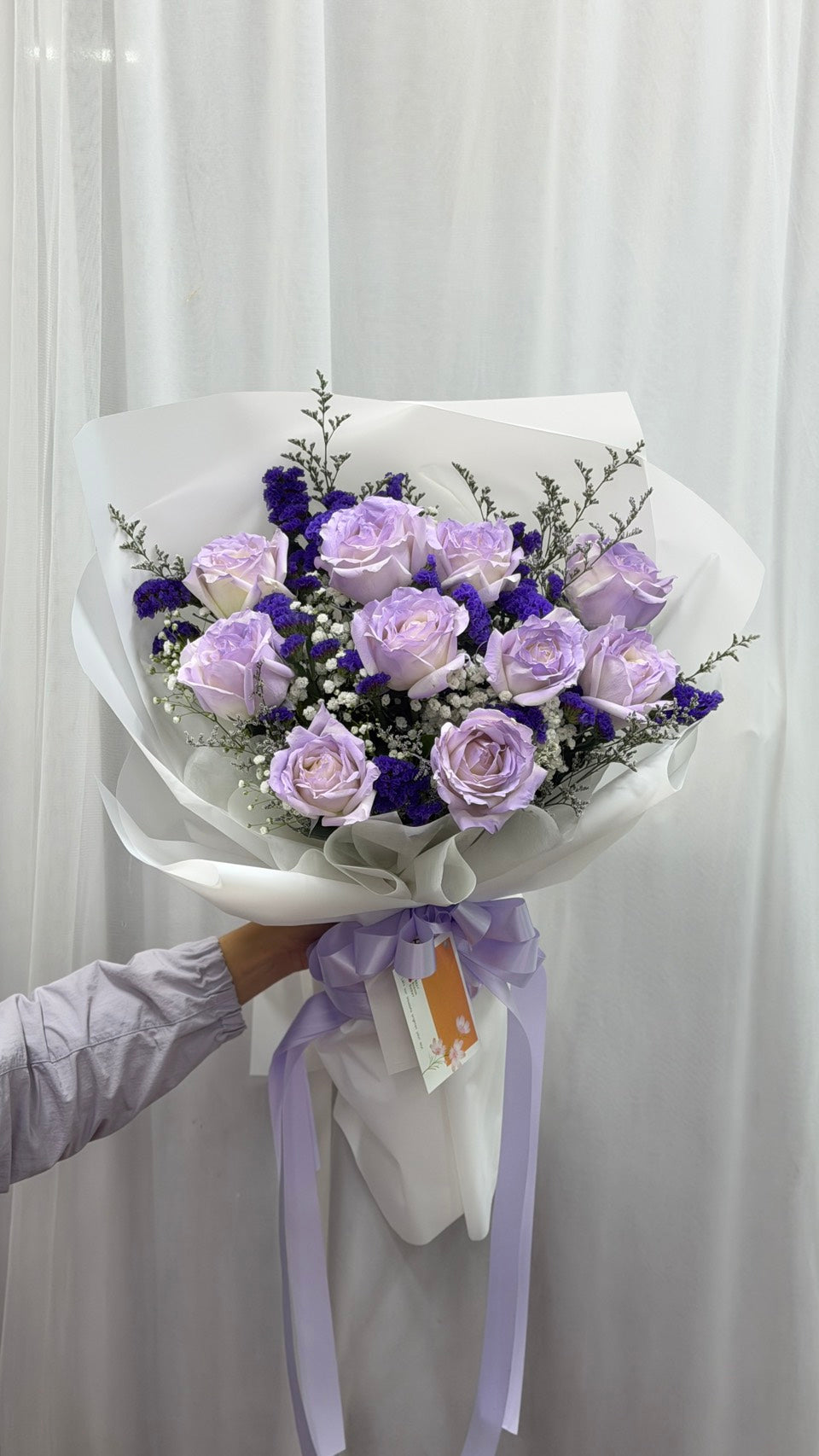 Lilac Love — 10 Purple Roses Bouquet