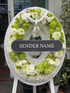 Divine Farewell – Fresh Flower Wreath - BestBloomBuddy