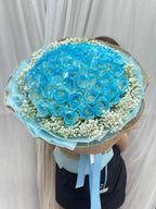 My Dream – 50 Blue Roses Bouquet - BestBloomBuddy