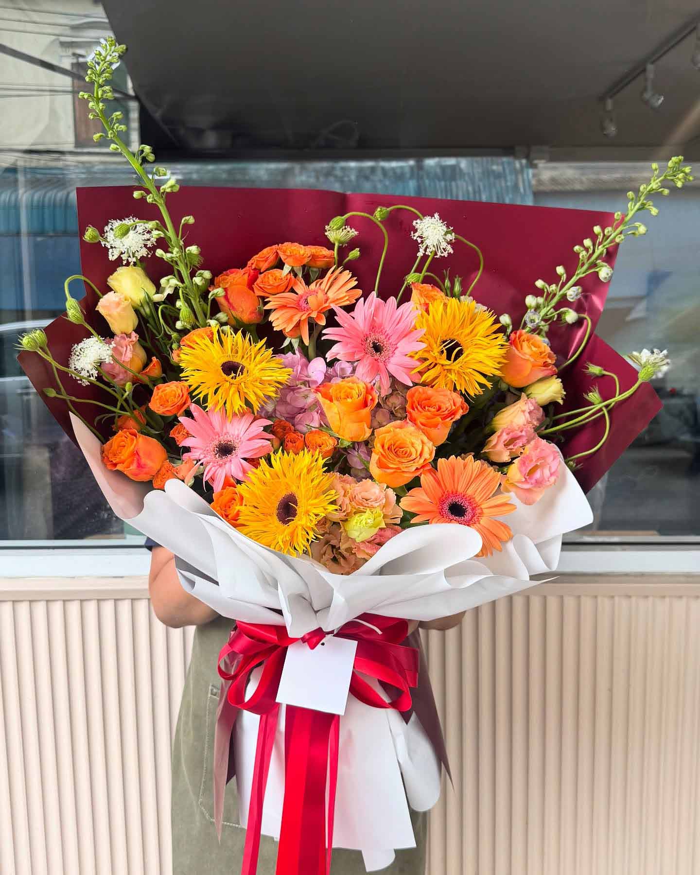 Sunny Vibes – Mixed Flower Bouquet - BestBloomBuddy