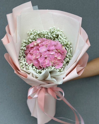 Gentle "Pink" Pastel - Hydrangea Bouquet