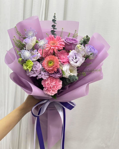 Pastel Moment – Mixed Flower Bouquet