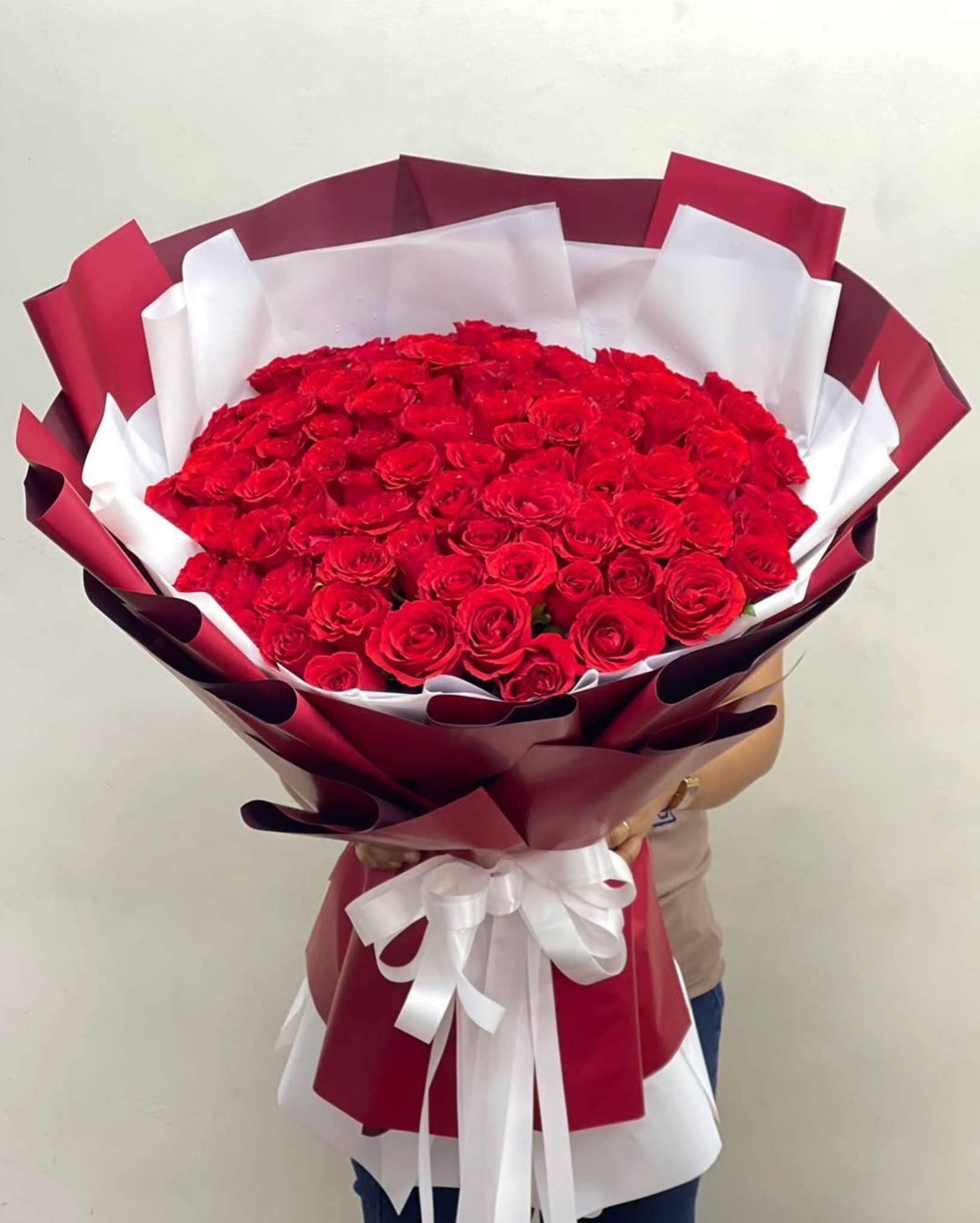 Always You - 100 Red Roses Bouquet | Valentine's Day Collection