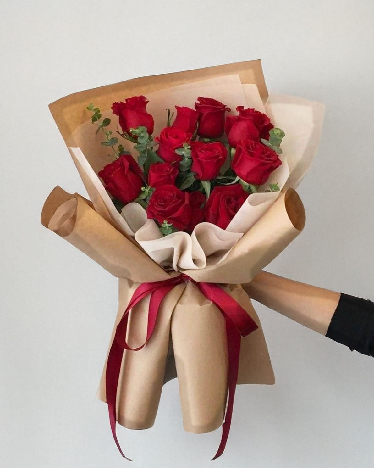 Be Mine Forever – 10 Red Roses Bouquet | Valentine's Day Collection - BestBloomBuddy