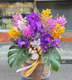 Jungle Jewel – Orchid Basket - BestBloomBuddy