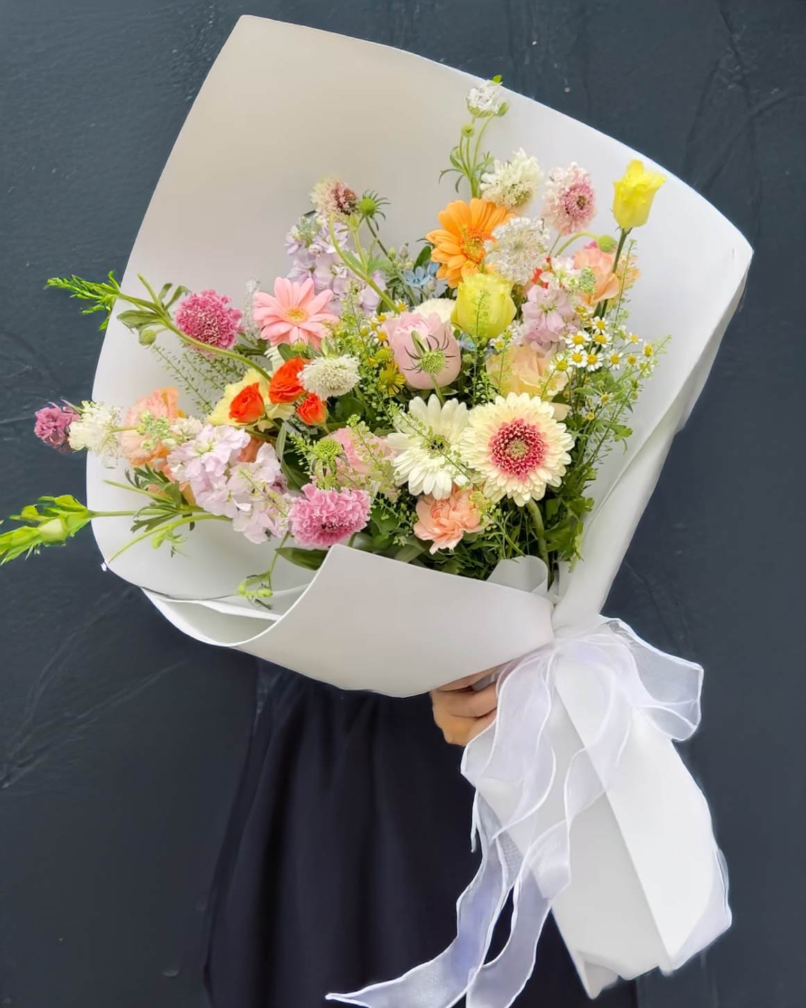 Velour Garden - Mixed Flower Bouquet - BestBloomBuddy