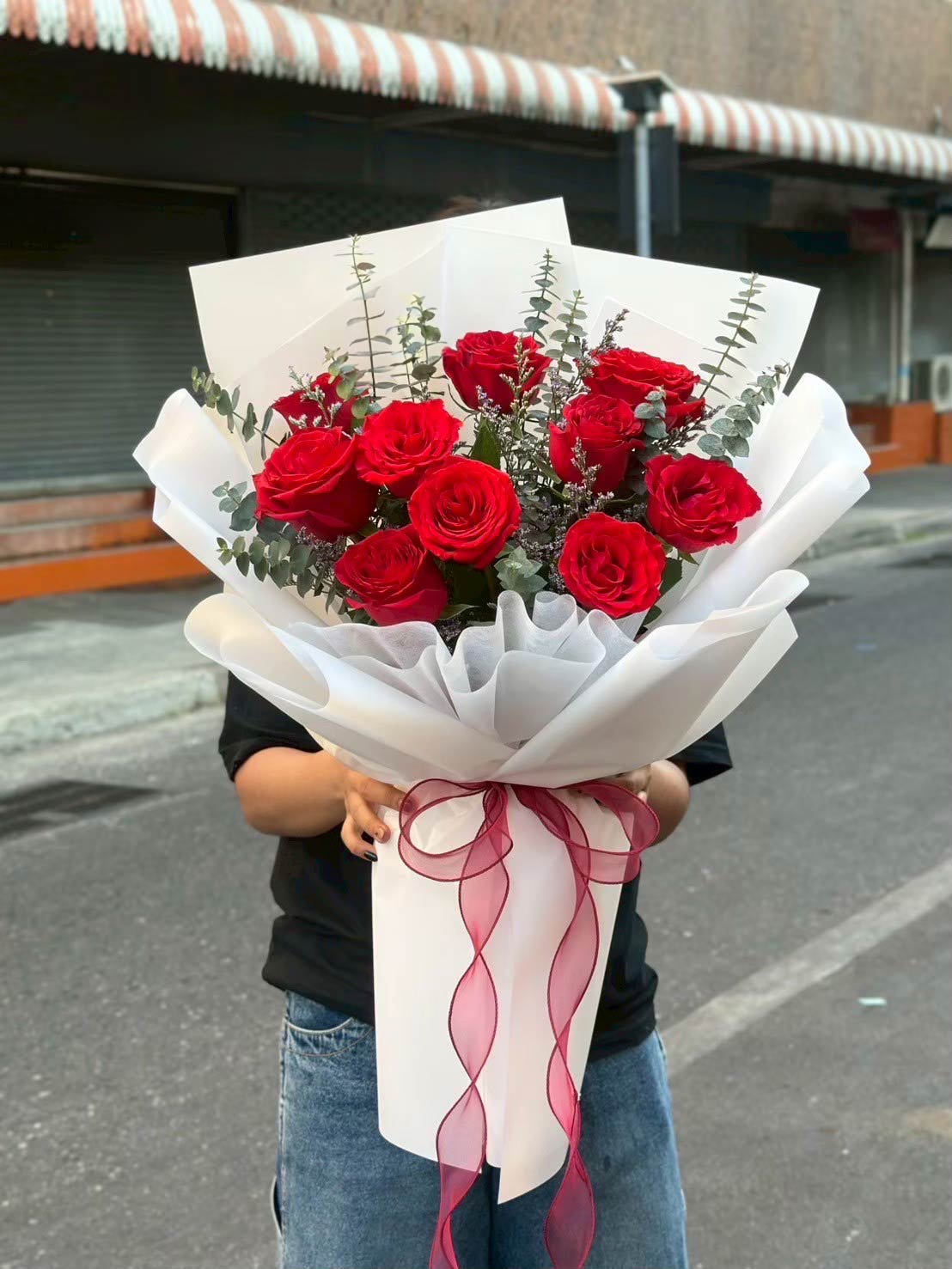 My Dear Honey – 10 Red Roses Bouquet | Valentine's Day Collection - BestBloomBuddy