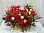 Festive Heart - Flower Basket - BestBloomBuddy