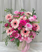 Rosy Bloom – Flower Vase - BestBloomBuddy