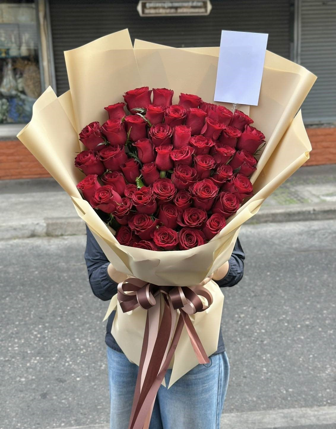 My Heart - 50 Red Roses Bouquet | Valentine's Day Collection - BestBloomBuddy