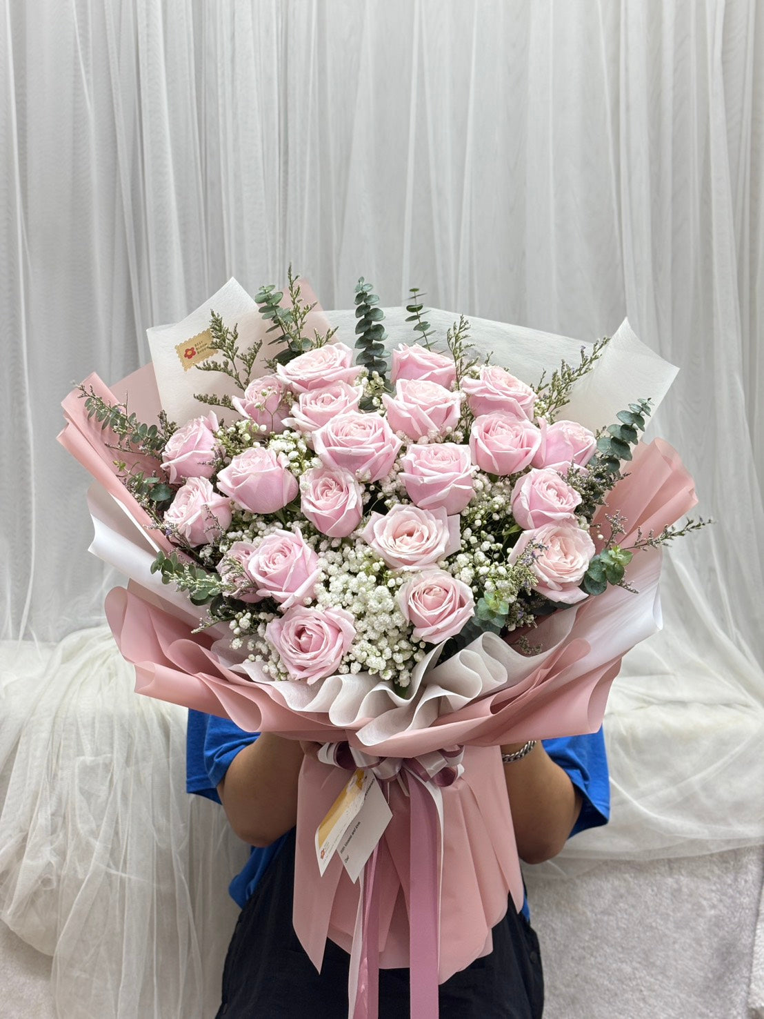 My Angel - 20 Pink Roses Bouquet