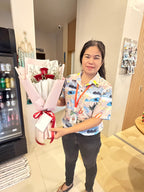 Ruby Spark - 3 Red Roses Bouquet