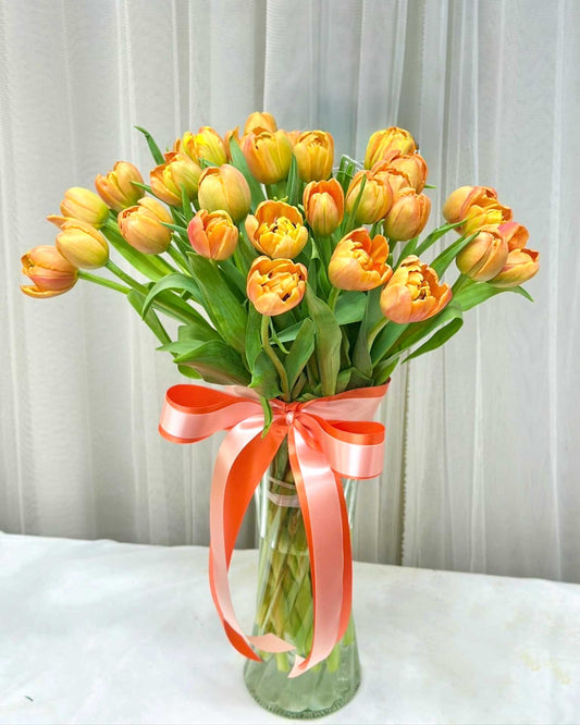 Timeless Tulips - Flower Vase
